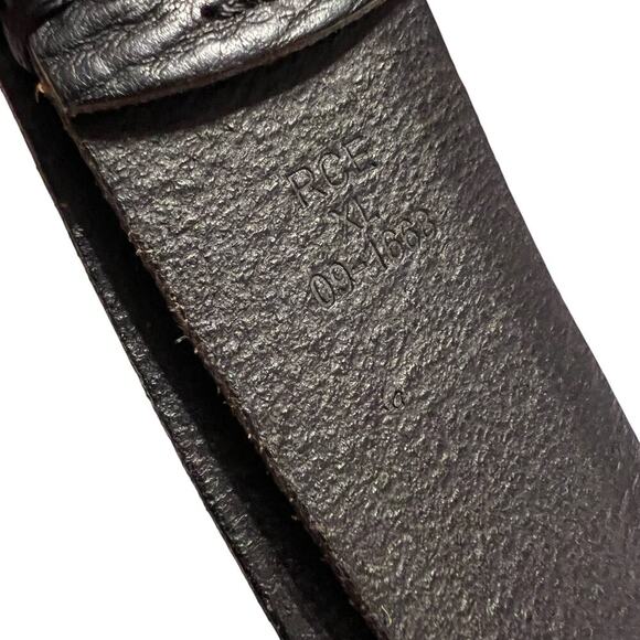 BUFFALO David Bitton Genuine Leather Belt in Black Men's Size XL - Picture 8 of 8